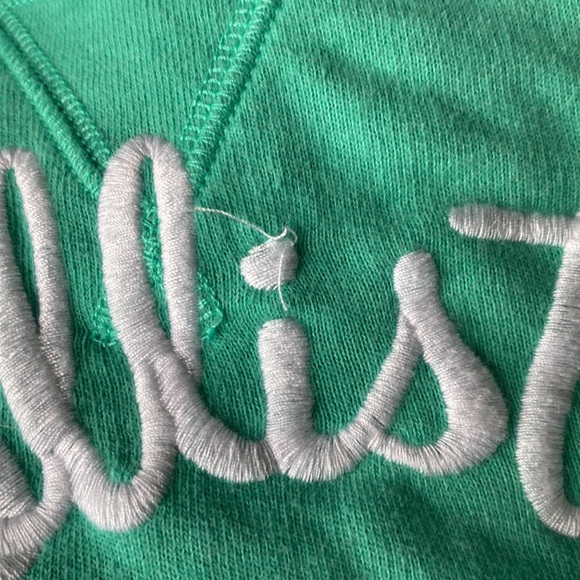 Hollister Turquoise Cropped Sweater - Picture 5 of 5